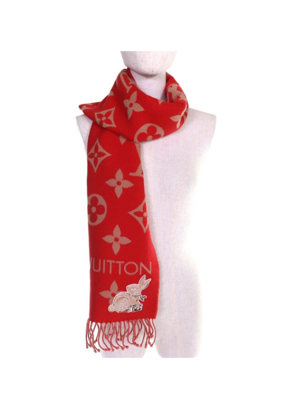 Louis Vuitton Echarpe LV Essential Precious Rabbit Wool 100% Zodiac Collection - Picture 4 of 9